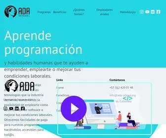 Ada-School.org(Ada School) Screenshot