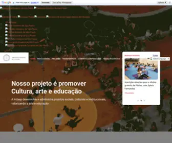 Adaap.org.br(Organização Social de Cultura) Screenshot