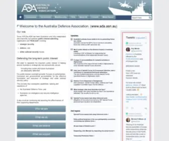 Ada.asn.au(Australia Defence Association) Screenshot