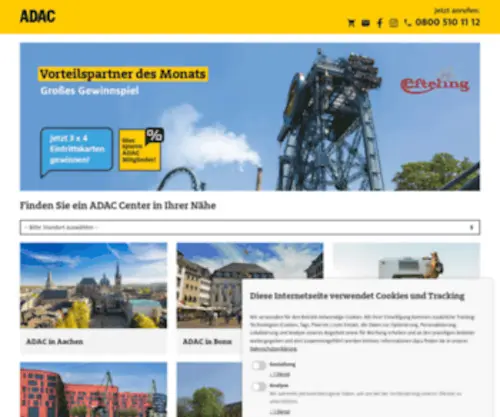Adac-Nordrhein.de(Adac Nordrhein) Screenshot