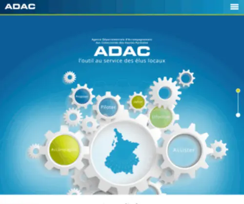 Adac65.fr(Hautes-Pyrénées) Screenshot