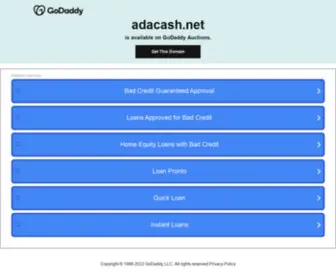 Adacash.net(Adacash) Screenshot