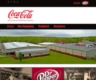 Adacocacola.com(Ada Coca Cola Bottling Company) Screenshot