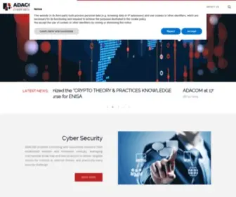 Adacom.com(Enabling Security Online) Screenshot