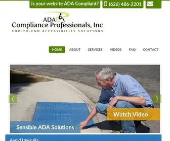 Adacompliancepros.com(ADA Compliance Professionals) Screenshot