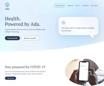 Ada.com(Hi. We're Ada. Our app) Screenshot