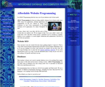AdacProgramming.com(Affordable Database and Computer Programming) Screenshot