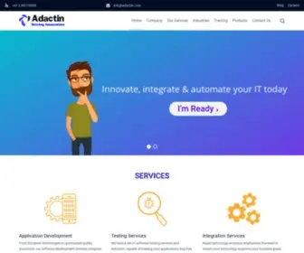 Adactin.com(A Premium IT Consulting Company in Australia) Screenshot