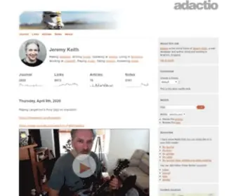 Adactio.com(Jeremy Keith) Screenshot