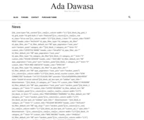 Adadawasa.com(Ada Dawasa) Screenshot
