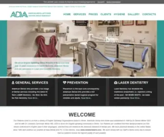 Adadentistsrome.com(American Dental Arts Rome) Screenshot