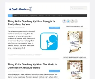 Adadsguide.org(A Dad's Guide) Screenshot