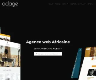 Adage.africa(Adage africa) Screenshot