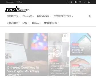 Adagent.net(Business & Finance Blog) Screenshot