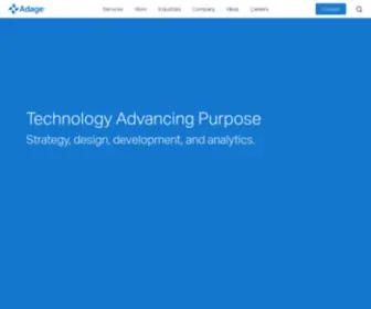 Adagetechnologies.com(Web Design and Web Development Agency) Screenshot