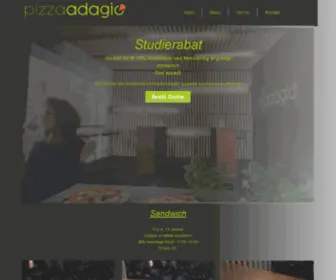 Adagioaarhus.dk(Pizza Adagio) Screenshot