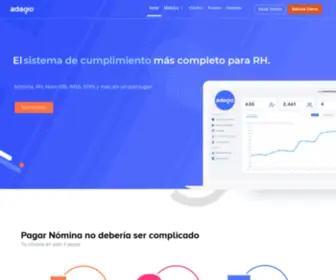 Adagio.com.mx(Adagio) Screenshot