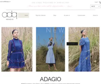 Adagio.in(Women's Designer Wear) Screenshot