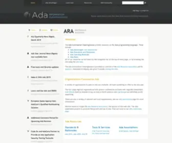 Adaic.org(Ada Resource Association) Screenshot