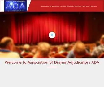 Ada.ie(The Association Of Drama Adjudicators) Screenshot