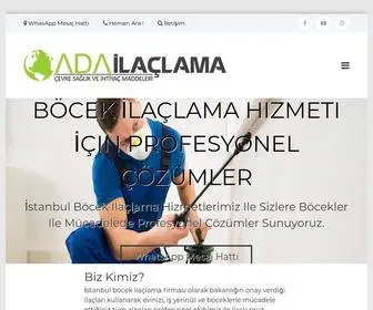 Adailaclama.com(İstanbul Böcek İlaçlama) Screenshot