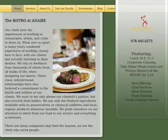 Adairepc.com(ADAiRE Professional Chef Services Metro Atlanta and North Georgia) Screenshot