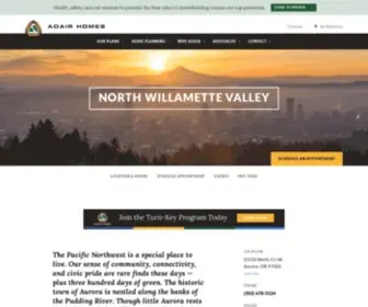 Adairhomesaurora.com(North Willamette Valley) Screenshot