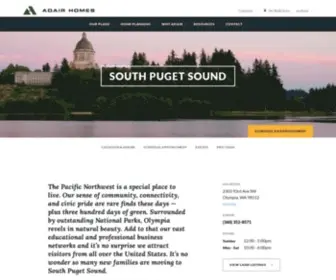 Adairhomesolympia.com(South Puget Sound) Screenshot