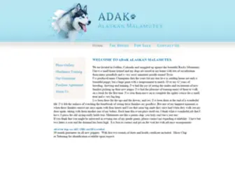 Adakmalamutes.com(Adakmalamutes) Screenshot