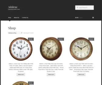 Adaleneclocks.com(Decorative Wall Clocks) Screenshot