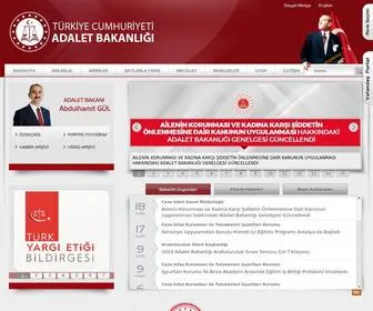 Adalet.gov.tr(TÜRKİYE) Screenshot