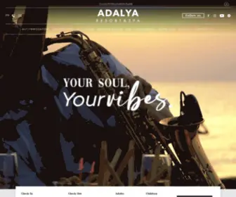 Adalyaresort.com(Adalya Resort Spa Hotel) Screenshot