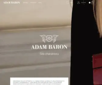 Adam-Baron.pl(ADAM BARON) Screenshot