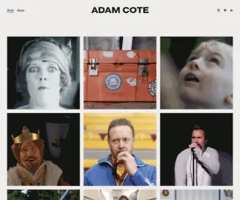 Adam-Cote.com(Adam Cote) Screenshot