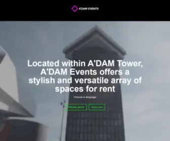 Adam-Events.nl(A'DAM Events) Screenshot