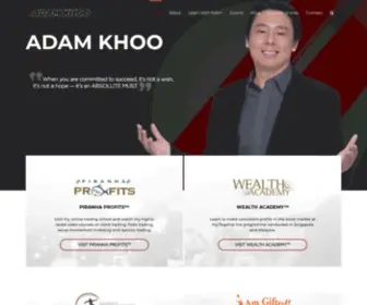 Adam-Khoo.com(Adam Khoo on Success) Screenshot