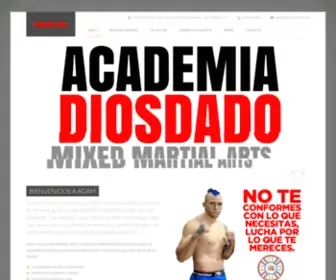 Adam-MMA.com(Academia Diosdado) Screenshot