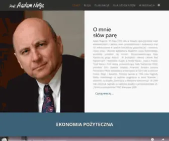 Adam-Noga.pl(Adam noga strona autorska) Screenshot