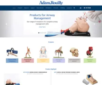 Adam-Rouilly.co.uk(Clinical Skills Simulators) Screenshot