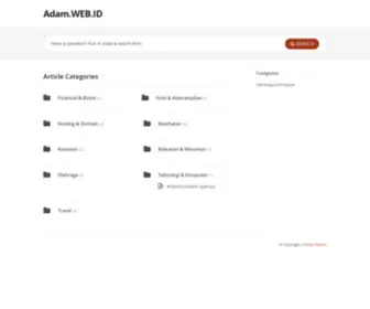 Adam.web.id(Adam Directories) Screenshot