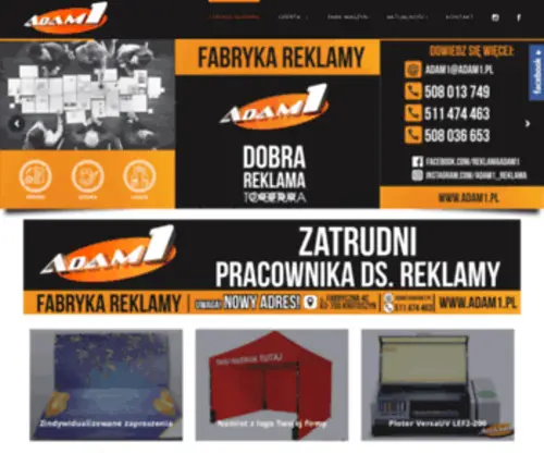 Adam1.pl(Agencja Reklamowa) Screenshot