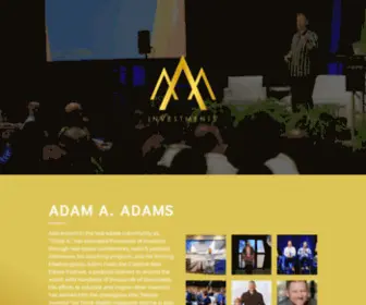 Adamadams.net(Entrepreneur, Real Estate Investor, Podcaster & Mountain BIker) Screenshot