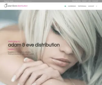 Adamandevedistribution.co.uk(Adam & Eve Distribution have the best vegan Hot Wax and Strip Wax) Screenshot