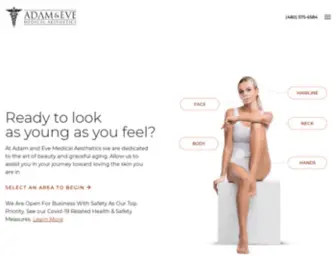 Adamandevemedspa.com(Scottsdale Med Spa) Screenshot