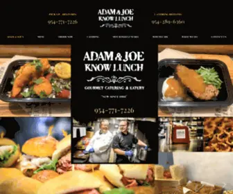 Adamandjoes.com(Adam & Joe Know Lunch) Screenshot