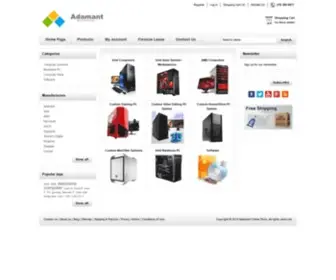 Adamant.com(Adamant Computers) Screenshot