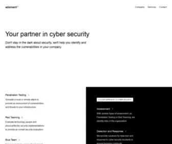 Adamantsec.com(Adamant) Screenshot