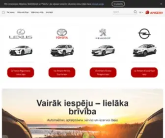 Adamauto.lv(Jaunas automašīnas) Screenshot