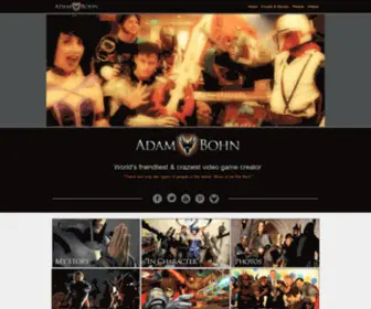 Adambohn.com(Adam Bohn) Screenshot