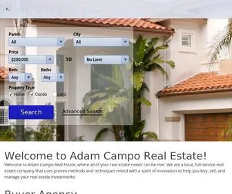 Adamcampo.com(Adam Campo Real Estate) Screenshot